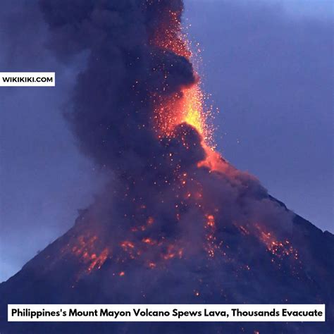 Mayon volcano lava flows in Philippines, thousands decamp to evacuat.